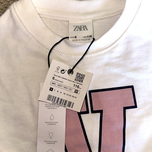 NWT Zara Kids crewneck - Picture 2 of 3